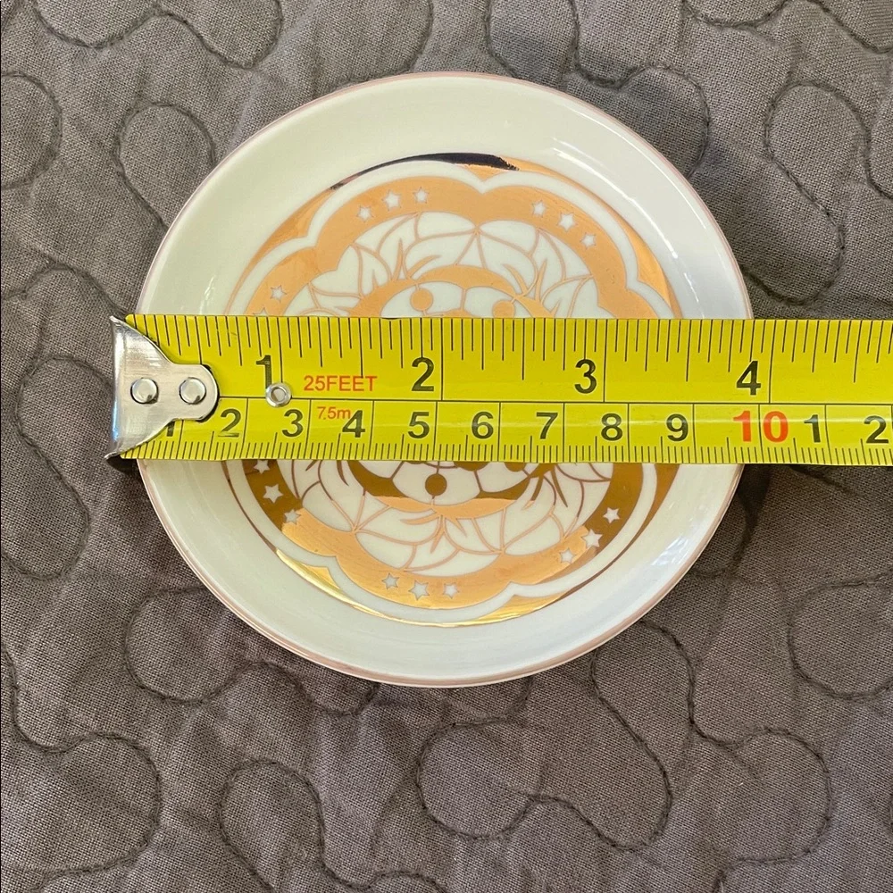 Cute Mandala Ring Dish NIB